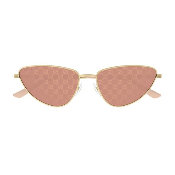 NWT GUCCI SUNGLASSES, RED GOLD EYEWEAR - Picture 1 of 3